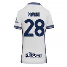 Inter Milan Benjamin Pavard #28 Bortedrakt Kvinner 2024-25 Kortermet